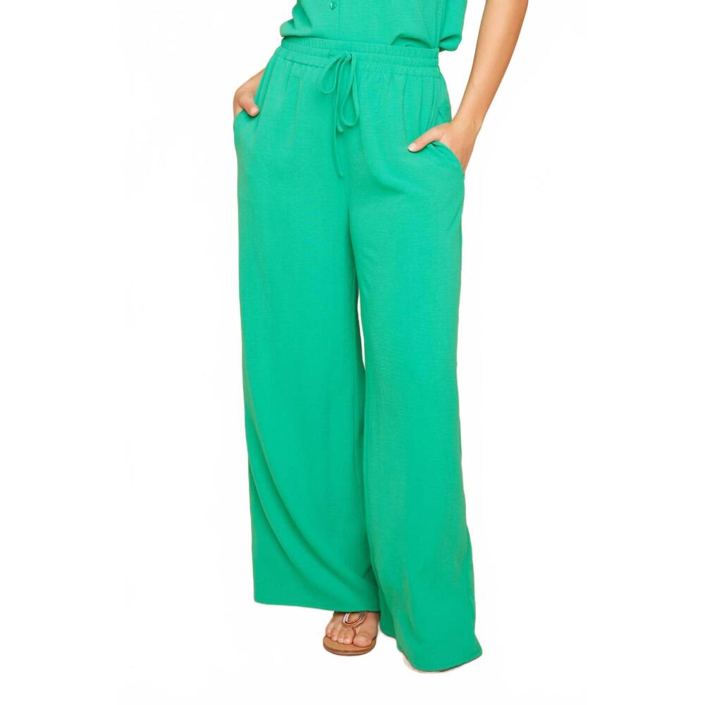NEW RENUAR all day wide leg pant in jade